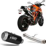 Auspuffendstück Ohne Katalysator Und Mit Geräuschzulassung Mk3 Stahl Schwarz - Mivv Kompatibel Mit Ktm Duke 1290 (2014-2019)