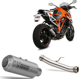 Auspuffendstück Ohne Katalysator Und Mit Geräuschzulassung Mk3 Edelstahl - Mivv Kompatibel Mit Ktm Duke 1290 (2014-2019)