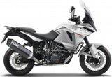 Exhaust Tip With Noise Certification Speed Edge Steel Black Carbon - Mivv Compatible With Ktm 1290 Adventure (2015-2020)