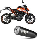 Auspuffendstück Mit Geräuschzulassung X-M1 Stahl Schwarz - Mivv Kompatibel Mit Ktm 390 Duke (2017-2020)