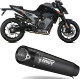 Auspuffendstück Mit Geräuschzulassung X-M5 Stahl Schwarz Carbon - Mivv Kompatibel Mit Ktm 790 Duke (2023-2024)