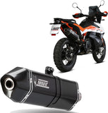 Auspuffendstück Mit Geräuschzulassung Speed Edge Stahl Schwarz Carbon - Mivv Kompatibel Mit Ktm 790 Adventure (2019-2020)