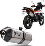 Auspuffendstück Mit Geräuschzulassung Speed Edge Edelstahl Carbon - Mivv Kompatibel Mit Ktm 790 Adventure (2019-2020)