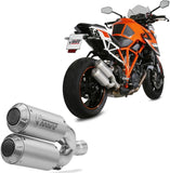 Doppelauspuffanlage Mit Geräuschzulassung Mk3 Edelstahl - Mivv Kompatibel Mit Ktm Duke 1290 (2014-2019)