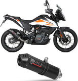 Auspuffendstück Mit Geräuschzulassung Oval Carbon Carbon - Mivv Kompatibel Mit Ktm 390 Adventure (2020-2024)