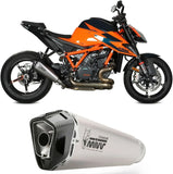 Auspuffendstück Mit Geräuschzulassung Delta Race Edelstahl Carbon - Mivv Kompatibel Mit Ktm Duke 1290 (2020-2024)
