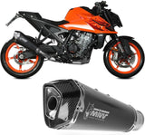 Auspuffendstück Mit Geräuschzulassung Delta Race Stahl Schwarz Carbon - Mivv Kompatibel Mit Ktm 990 Duke (2024)