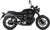 Doppelauspuffanlage Mit Katalysator Und Geräuschzulassung Ghibli Stahl Schwarz - Mivv Kompatibel Mit Moto Guzzi V7 Iii (2017-2020)