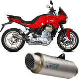 Exhaust Tip With Noise Certification Gppro Titanium - Mivv Compatible With Moto Guzzi V 100 Mandello 1000 (2022-2024)
