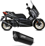 Komplette Abgasanlage Mit Katalysator Und Geräuschzulassung Mover Stahl Schwarz - Mivv Kompatibel Mit Yamaha X-Max 125 (2021-2024)