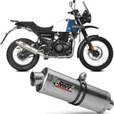 Katalysiertes Auspuffendstück Mit Geräuschzulassung Oval Edelstahl - Mivv Kompatibel Mit Royal Enfield Scram 411 (2022-2024)