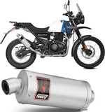 Katalysiertes Auspuffendstück Mit Geräuschzulassung Dakar Edelstahl - Mivv Kompatibel Mit Royal Enfield Himalayan (2021-2023)