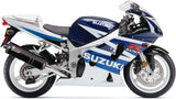 Auspuffendstück Mit Geräuschzulassung Oval Carbon - Mivv Kompatibel Mit Suzuki Gsx-R 600 (1996-2000)
