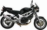 Auspuffendstück Mit Geräuschzulassung Oval Edelstahl - Mivv Kompatibel Mit Suzuki Sv 650 (1999-2002)