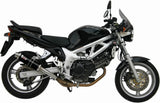 Auspuffendstück Mit Geräuschzulassung Gp Stahl Schwarz - Mivv Kompatibel Mit Suzuki Sv 650 (1999-2002)