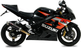Exhaust Tip With Noise Certification Gp Steel Black - Mivv Compatible With Suzuki Gsx-R 600 (2004-2005)