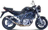 Katalysiertes Auspuffendstück Mit Geräuschzulassung Gp Carbon - Mivv Kompatibel Mit Suzuki Sv 650 (2004-2015)