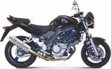 Catalytic Exhaust Tip With Sound Certification Oval Stainless Steel - Mivv Compatible With Suzuki Sv 650 (2004-2015)