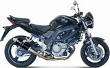 Auspuffendstück Ohne Katalysator Und Mit Geräuschzulassung Gp Stahl Schwarz - Mivv Kompatibel Mit Suzuki Sv 650 (2004-2015)