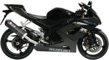 Auspuffendstück Mit Geräuschzulassung Oval Carbon Carbon - Mivv Kompatibel Mit Suzuki Gsx-R 1000 (2005-2006)