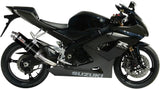 Auspuffendstück Mit Geräuschzulassung Gp Stahl Schwarz - Mivv Kompatibel Mit Suzuki Gsx-R 1000 (2005-2006)