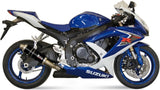 Auspuffendstück Mit Geräuschzulassung Gp Stahl Schwarz - Mivv Kompatibel Mit Suzuki Gsx-R 750 (2008-2010)
