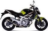Exhaust Tip With Noise Certification Gp Carbon - Mivv Compatible With Suzuki Gladius (2009-2015)