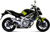 Auspuffendstück Mit Geräuschzulassung Gp Stahl Schwarz - Mivv Kompatibel Mit Suzuki Gladius (2009-2015)