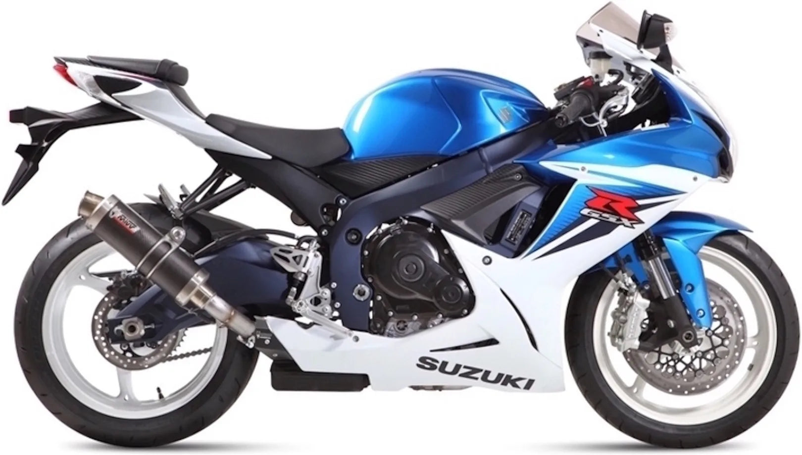Auspuffendstück Mit Geräuschzulassung Gp Carbon - Mivv Kompatibel Mit Suzuki Gsx-R 600 (2011-2016)