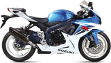 Auspuffendstück Mit Geräuschzulassung Suono Stahl Schwarz Carbon - Mivv Kompatibel Mit Suzuki Gsx-R 600 (2011-2016)