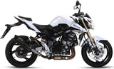 Auspuffendstück Mit Geräuschzulassung Suono Stahl Schwarz Carbon - Mivv Kompatibel Mit Suzuki Gsr 750 (2011-2016)