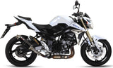 Exhaust Tip With Noise Certification Gp Steel Black - Mivv Compatible With Suzuki Gsr 750 (2011-2016)