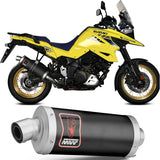 Auspuffendstück Mit Geräuschzulassung Dakar Stahl Schwarz - Mivv Kompatibel Mit Suzuki V-Strom 1050 (2020-2024)