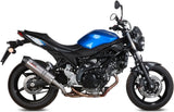 Auspuffendstück Mit Geräuschzulassung Oval Titan Carbon - Mivv Kompatibel Mit Suzuki Sv 650 (2016-2024)