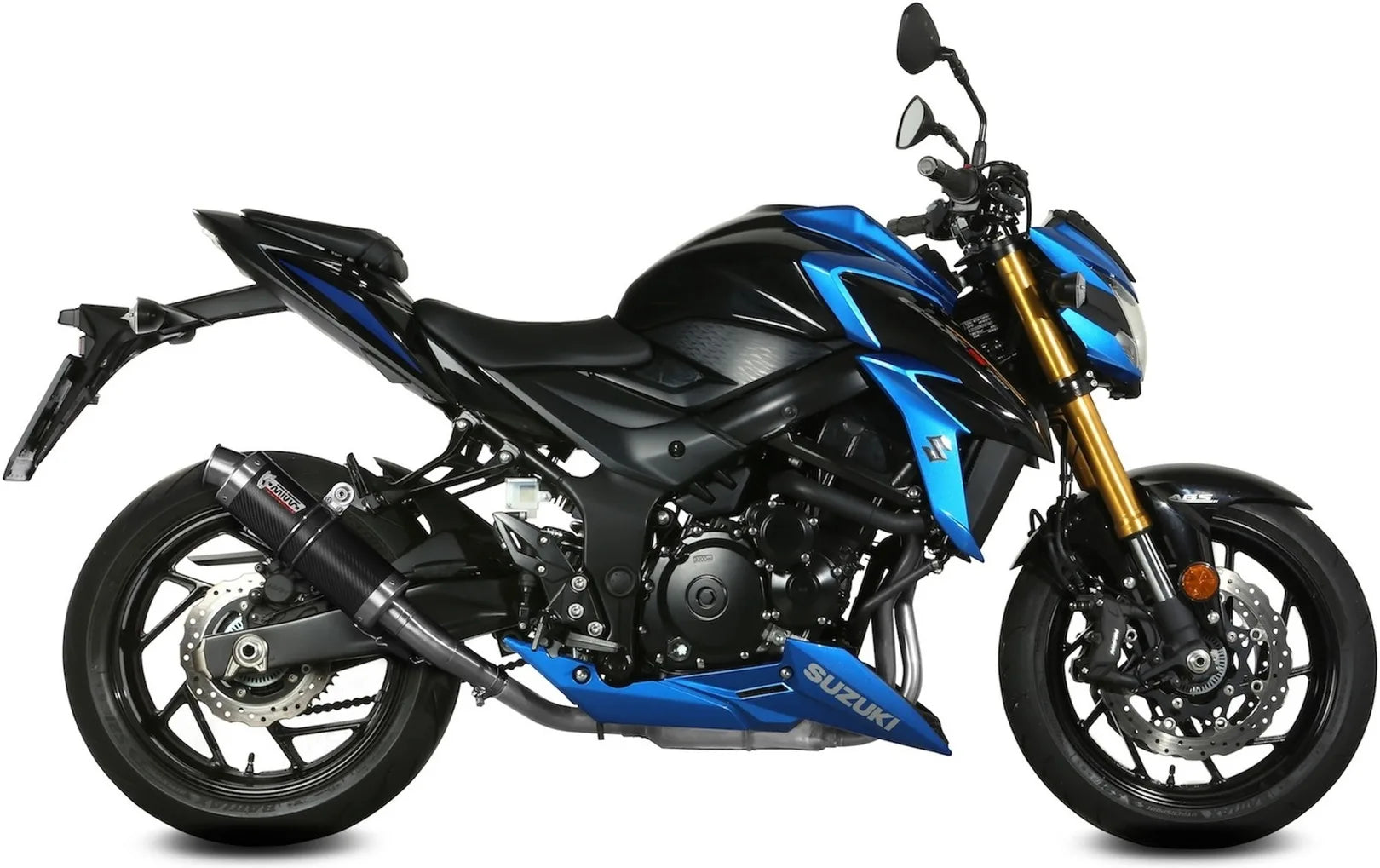 Auspuffendstück Mit Geräuschzulassung Gp Carbon - Mivv Kompatibel Mit Suzuki Gsx-S 750 (2017-2020)