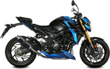 Auspuffendstück Mit Geräuschzulassung Gp Stahl Schwarz - Mivv Kompatibel Mit Suzuki Gsx-S 750 (2017-2020)