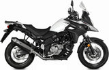Katalysiertes Auspuffendstück Mit Geräuschzulassung Speed Edge Stahl Schwarz Carbon - Mivv Kompatibel Mit Suzuki Dl 650 V-Strom (2017-2024)