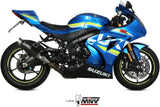 Auspuffendstück Mit Geräuschzulassung Gppro Stahl Schwarz - Mivv Kompatibel Mit Suzuki Gsx-R 1000 (2017-2020)