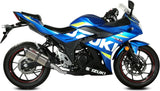 Auspuffendstück Mit Geräuschzulassung Suono Edelstahl Carbon - Mivv Kompatibel Mit Suzuki Gsx 250 R (2017-2020)