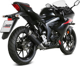 Complete Catalytic Exhaust System With Sound Certification Gppro Steel Black - Mivv Compatible With Suzuki Gsx-S 125 (2017-2020)