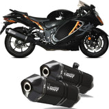 Doppelauspuffanlage Mit Geräuschzulassung Speed Edge Titan Carbon - Mivv Kompatibel Mit Suzuki Gsx-R 1300 Hayabusa (2021-2024)