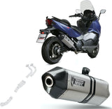 Complete Catalytic Exhaust System With Sound Certification Speed Edge Stainless Steel Carbon - Mivv Compatible With Sym Max Sym Tl 500 (2020)