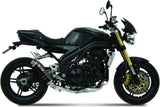 Non-Catalytic Exhaust Tip With Sound Certification Gp Steel Black - Mivv Compatible With Triumph Speed Triple (2005-2006)