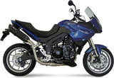 Katalysiertes Auspuffendstück Mit Geräuschzulassung Suono Stahl Schwarz Carbon - Mivv Kompatibel Mit Triumph Tiger 1050 (2007-2012)