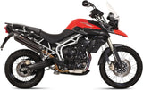 Auspuffendstück Mit Geräuschzulassung Suono Stahl Schwarz Carbon - Mivv Kompatibel Mit Triumph Tiger 800 (2011-2016)
