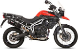 Auspuffendstück Mit Geräuschzulassung Oval Carbon Carbon - Mivv Kompatibel Mit Triumph Tiger 800 (2011-2016)