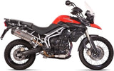 Auspuffendstück Mit Geräuschzulassung Oval Titan Carbon - Mivv Kompatibel Mit Triumph Tiger 800 (2011-2016)