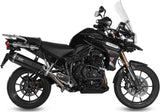 Katalysiertes Auspuffendstück Mit Geräuschzulassung Speed Edge Stahl Schwarz Carbon - Mivv Kompatibel Mit Triumph Tiger 1200 Explorer (2012-2015)