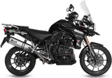 Katalysiertes Auspuffendstück Mit Geräuschzulassung Speed Edge Edelstahl Carbon - Mivv Kompatibel Mit Triumph Tiger 1200 Explorer (2012-2015)