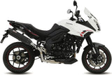 Auspuffendstück Ohne Katalysator Und Mit Geräuschzulassung Suono Stahl Schwarz Carbon - Mivv Kompatibel Mit Triumph Tiger 1050 Sport (2013-2016)